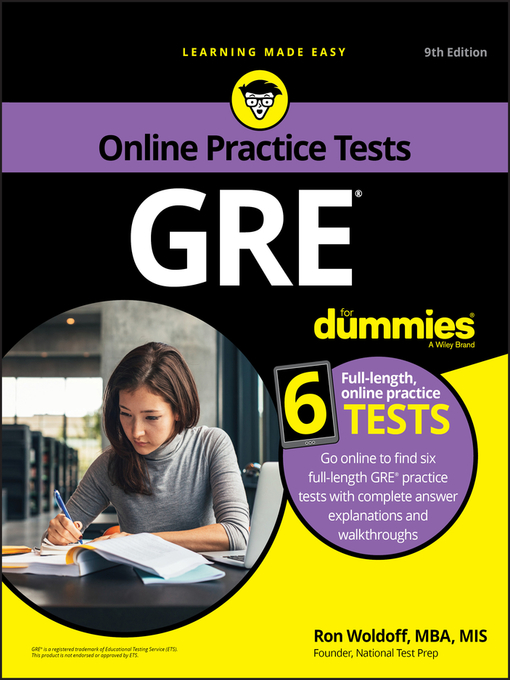 Title details for GRE For Dummies with Online Practice Tests by Ron Woldoff - Available
